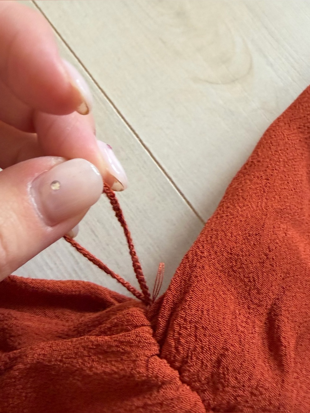 Maeve Women’s Burnt Orange Mini Dress - Picture 3 of 4